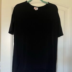 LuLaRoe XXS Black Irma Top